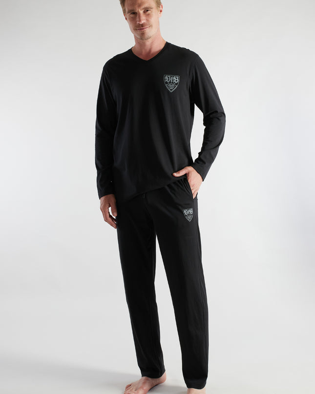 VfB Herren Pyjama schwarz