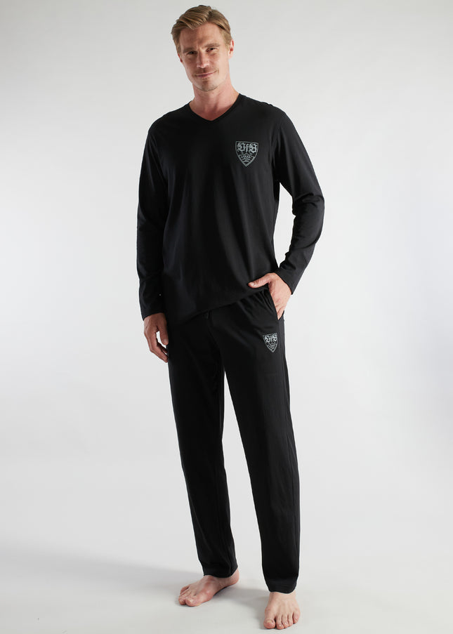 VfB Herren Pyjama schwarz