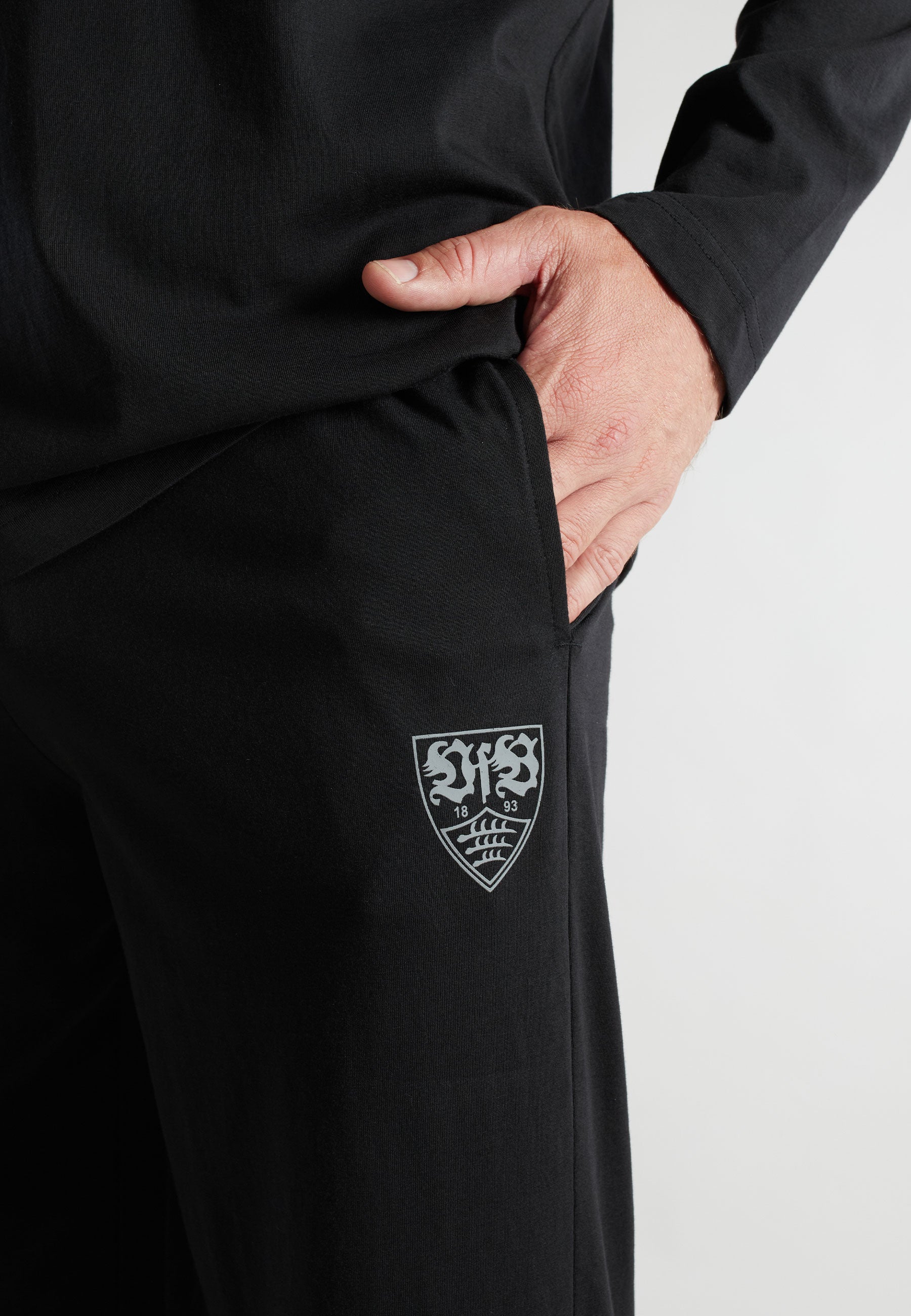 VfB Herren Pyjama schwarz