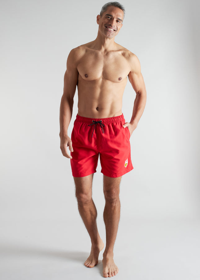 VfB Herren Badeshorts rot uni