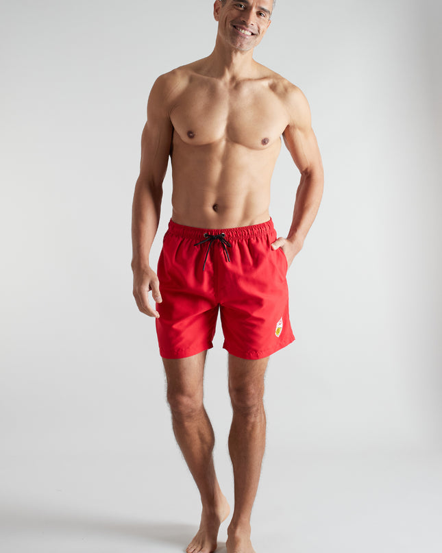 VfB Herren Badeshorts rot uni