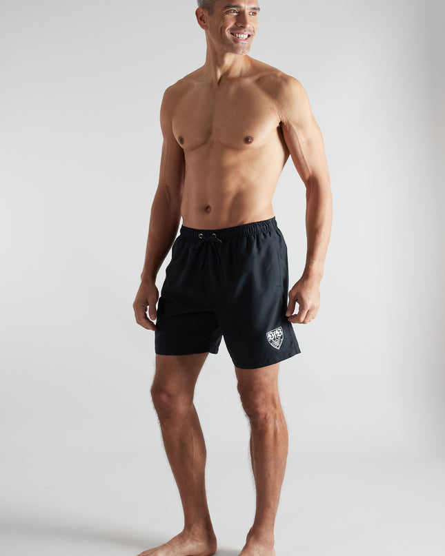 VfB Herren Badeshorts schwarz uni