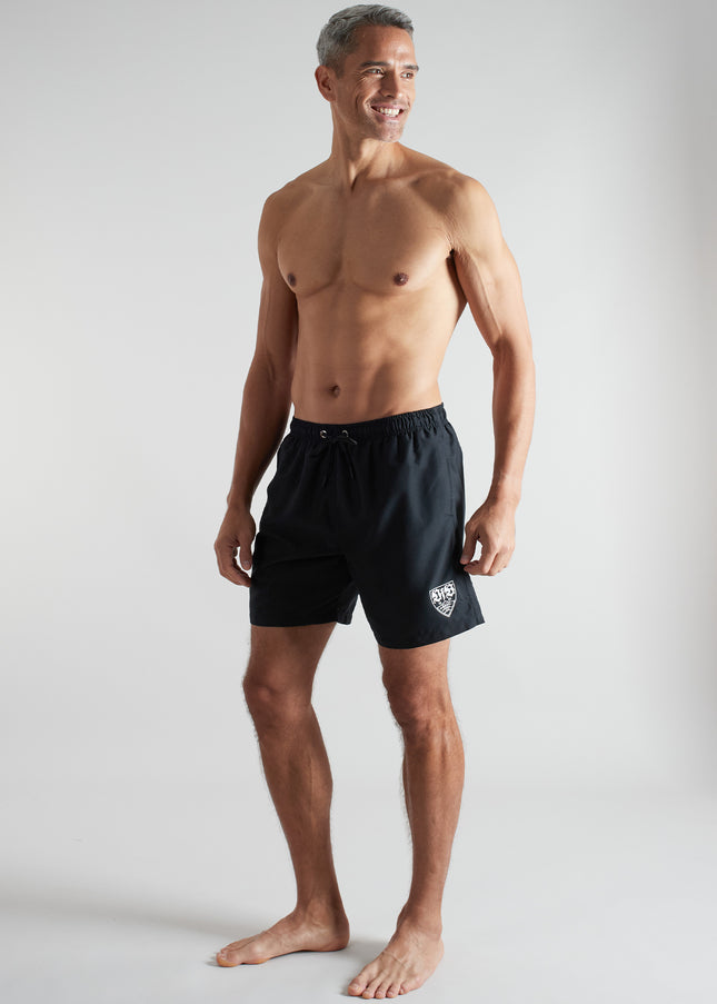 VfB men's swimming shorts black plain