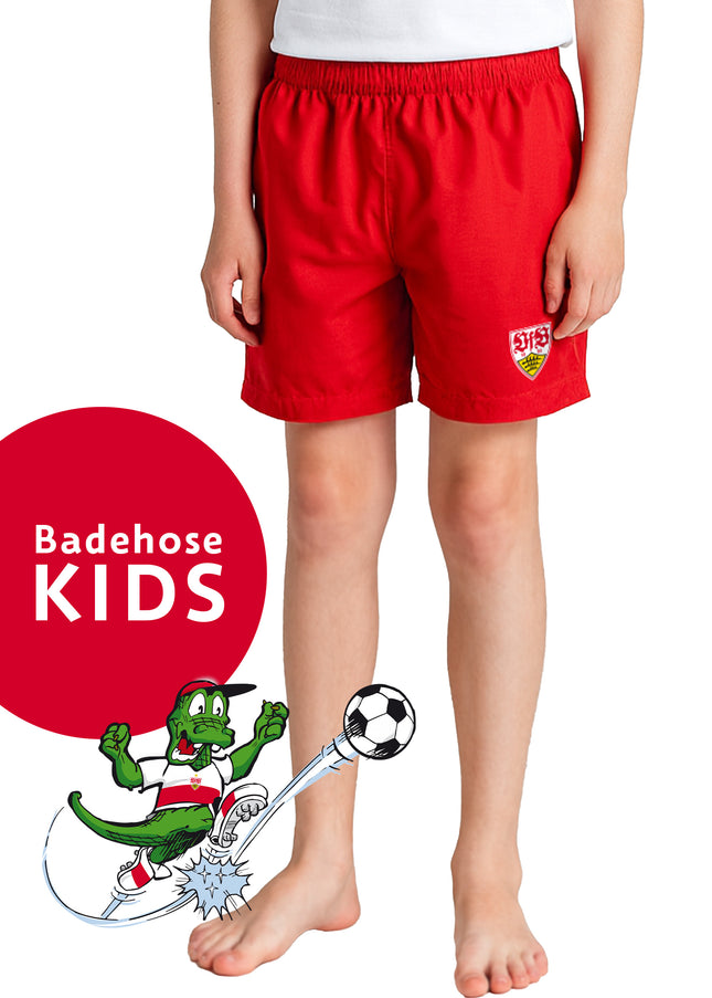 VfB Jungen Badeshorts rot