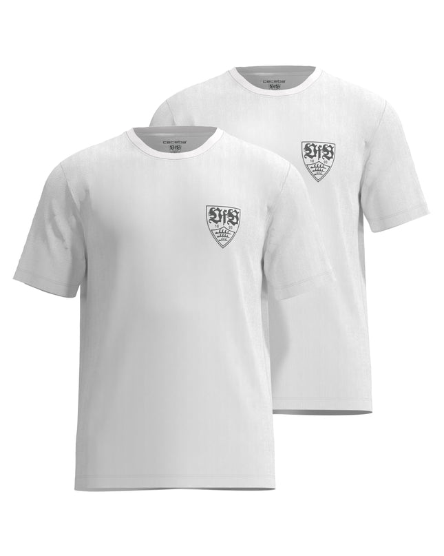 VfB Herren T-Shirt weiß uni