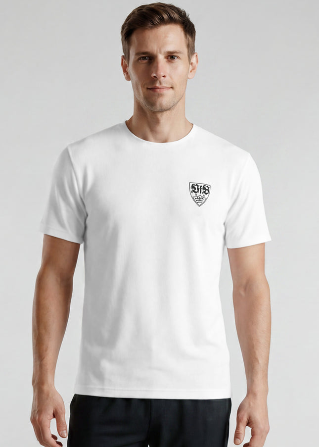 VfB Herren T-Shirt weiß uni