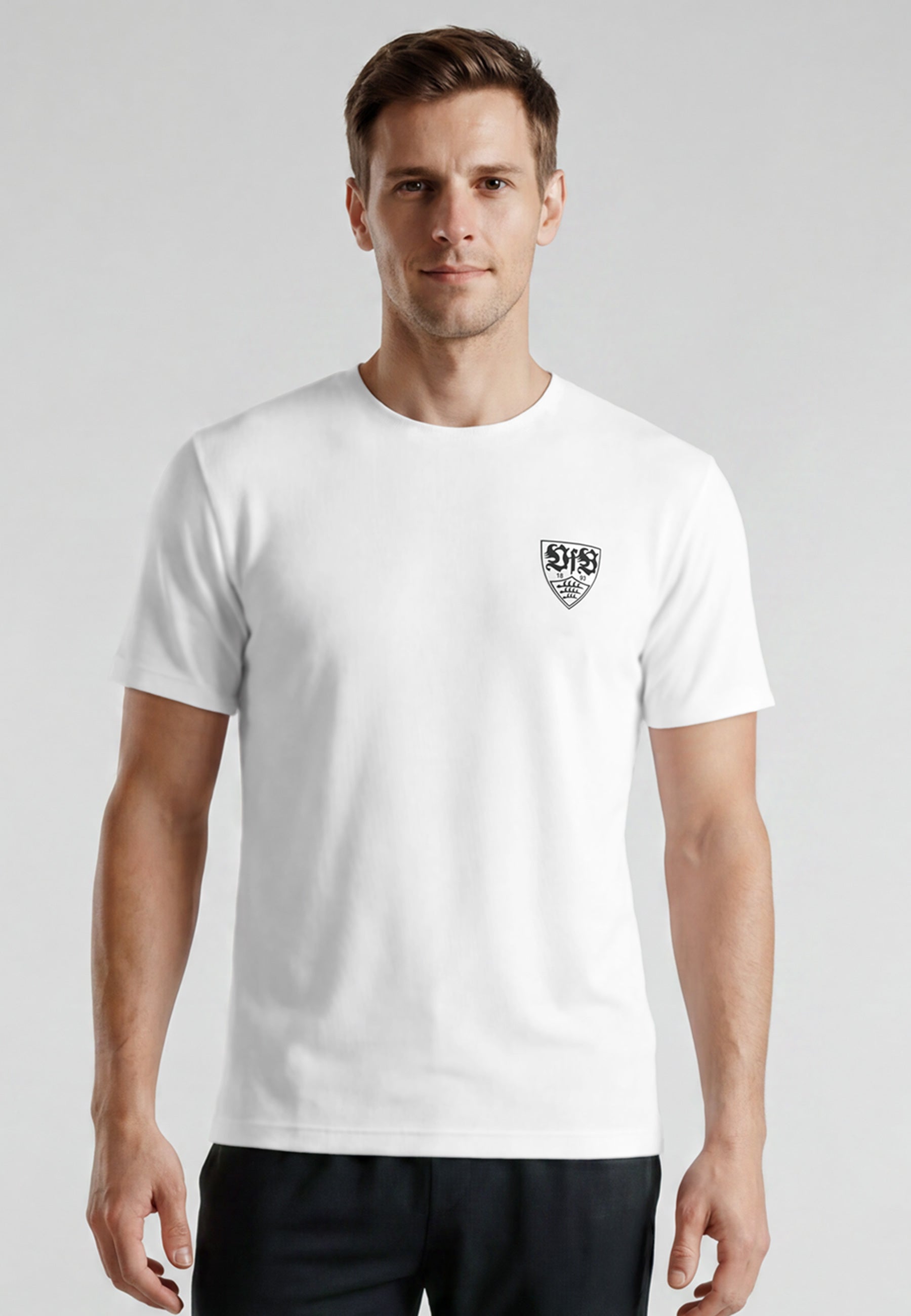 VfB Herren T-Shirt weiß uni