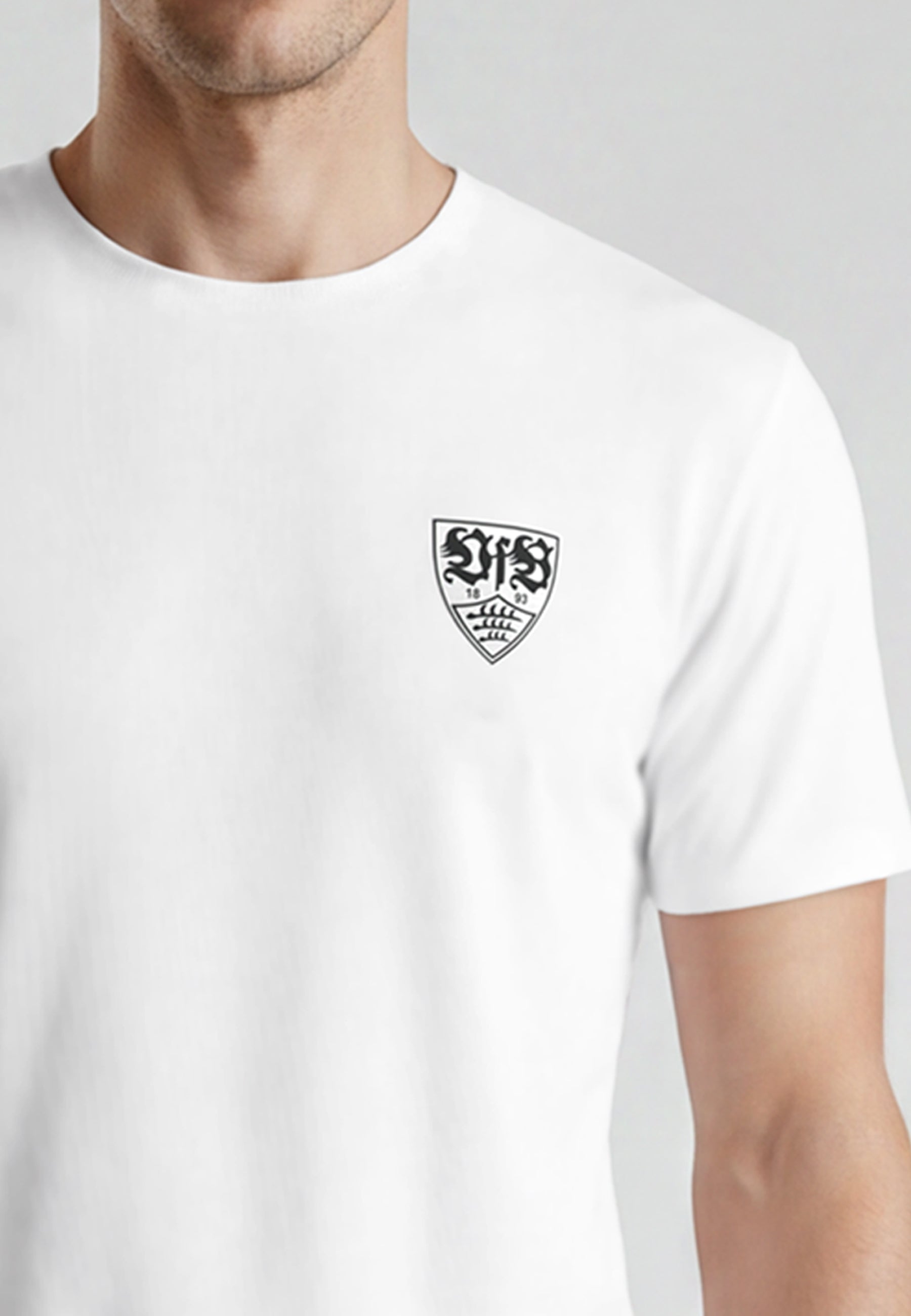 VfB Herren T-Shirt weiß uni