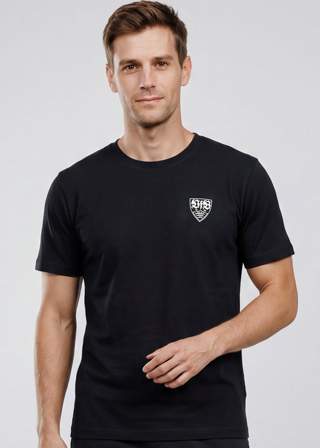 VfB Herren T-Shirt schwarz uni