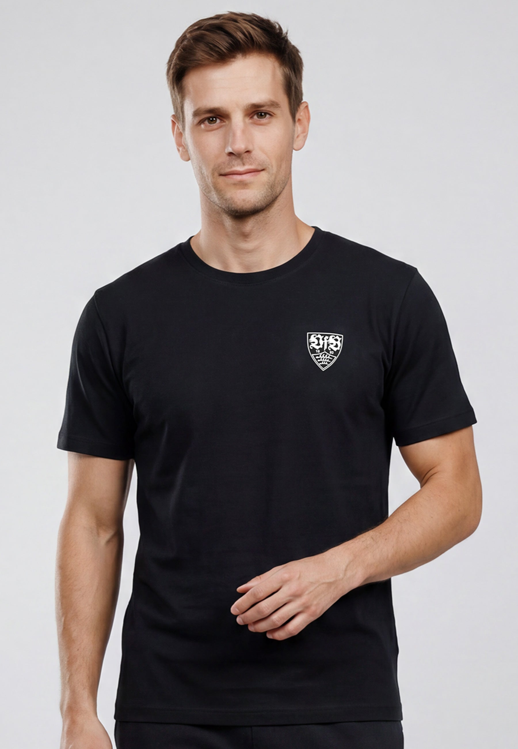 VfB Herren T-Shirt schwarz uni