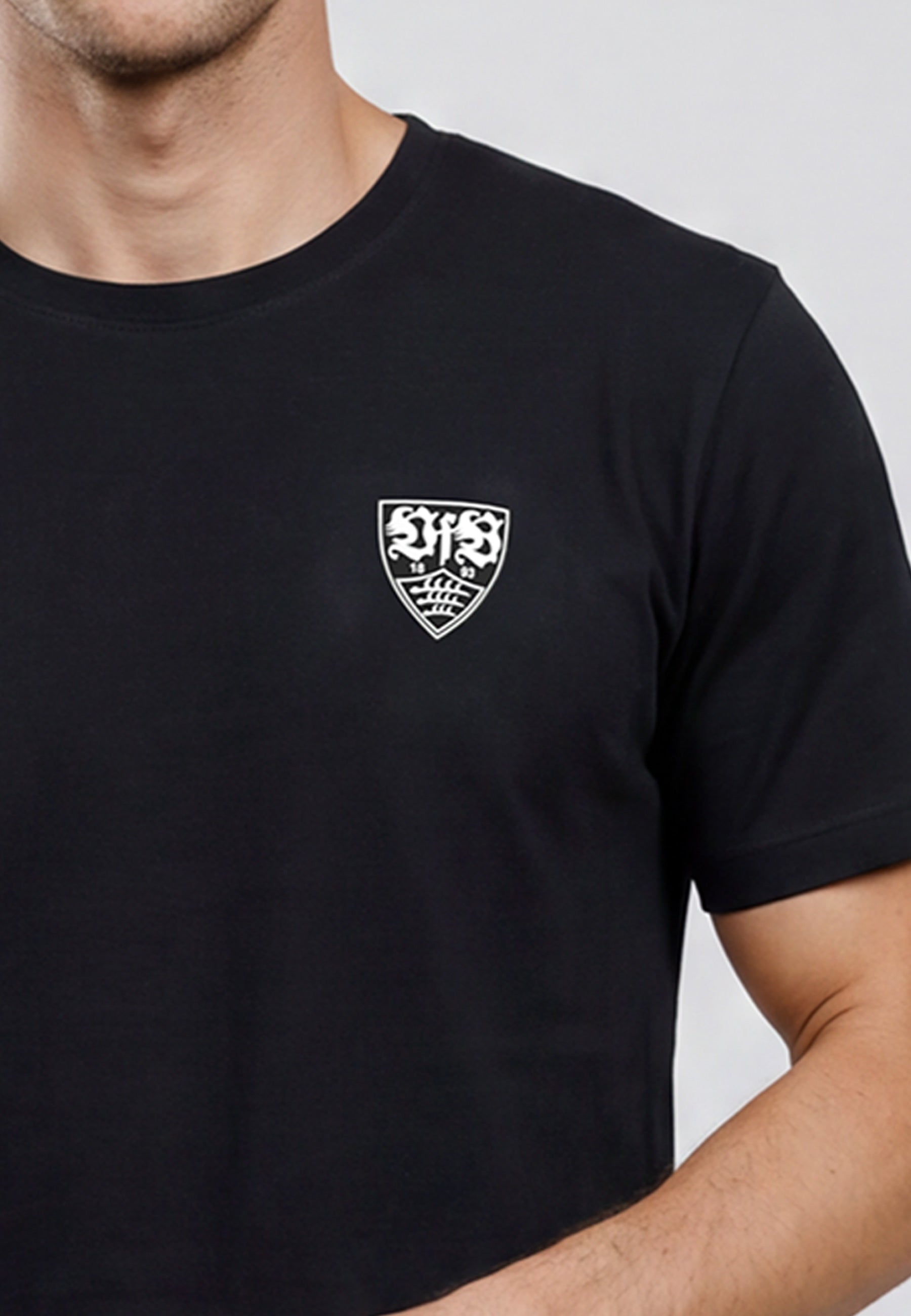 VfB Herren T-Shirt schwarz uni